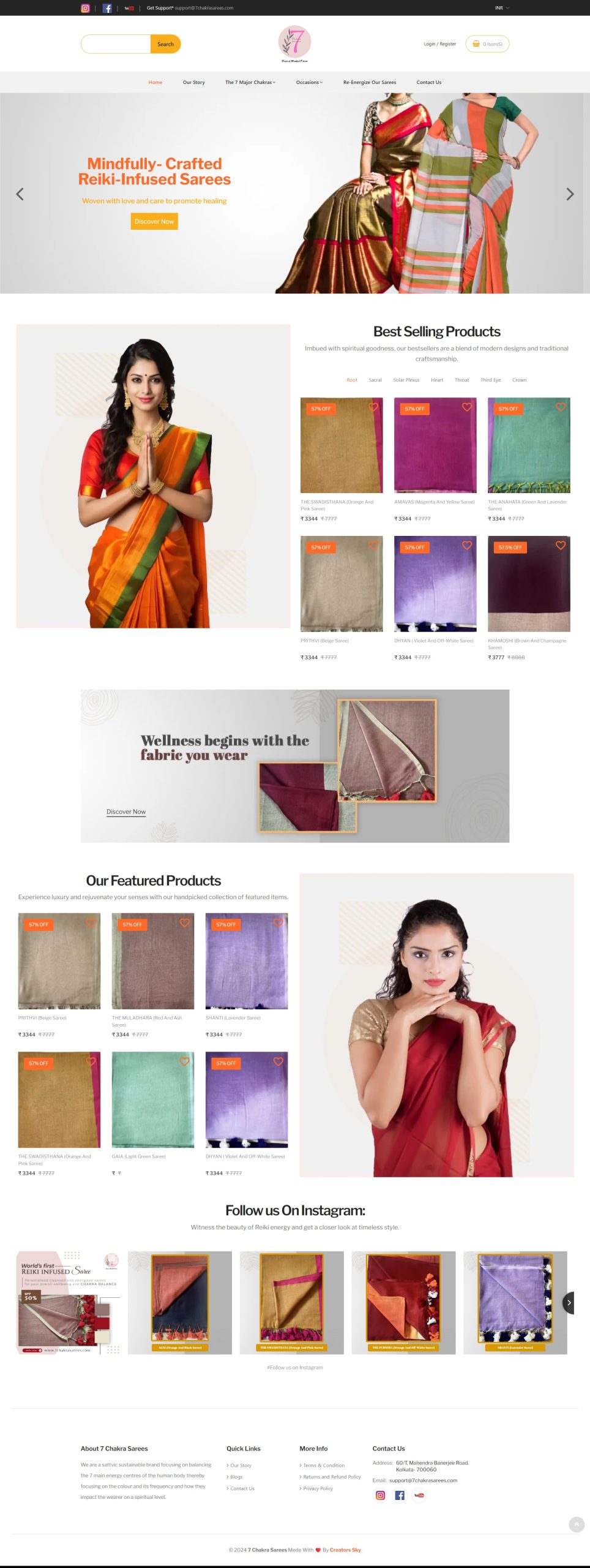 7chakrasarees.com